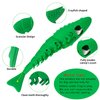 Cat Toothbrush Catnip Toy,Interactive Rubber Dental Care for Pet Kitten Kitty, Crayfish-Shaped Safe Chewing Toy Tooth Cleaning Resistant Cat Toy(2 Pack)