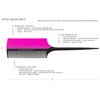 STYLE’nBLADE Professional Hair Styling Comb with Silicone Heat Shield Guard Protection/High Heat Resistance/Reduce Scalp Head Finger Burns from Curling Irons and Hot Hair Appliances
