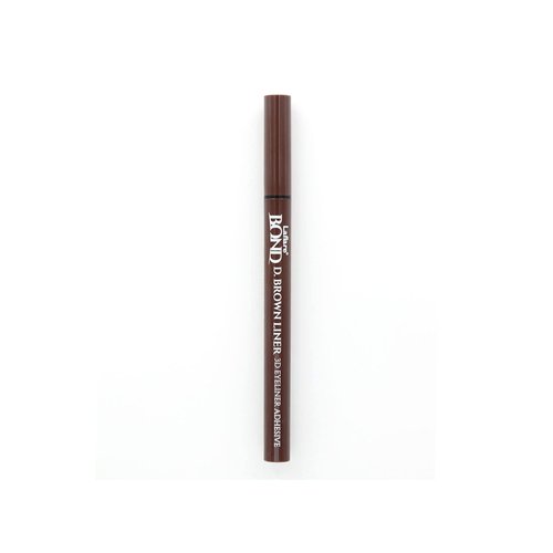Laflare BOND 3D Eyeliner Adhesive Lash Glue + Eyeliner, Quick Drying, Long Lasting, Drawing Smoothly, Vegan, Gluten Free Liner Style Adhesive (DARK BROWN)