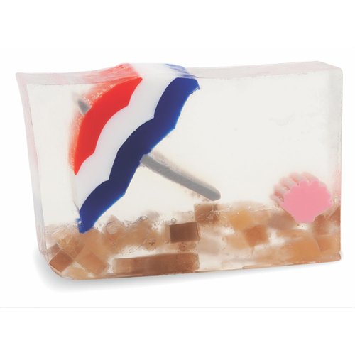 Primal Elements Glycerin Bar Soap | Helps All Skin Types, Sensitive, Oily & Dry Skin | NO PARABENS, VEGAN, GLUTEN FREE, 100% VEGETABLE BASE - (Life's a Beach)