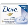 Dove White Travel Size Bar Soap With Moisturizing Cream 2.6 oz (Pack of 7)