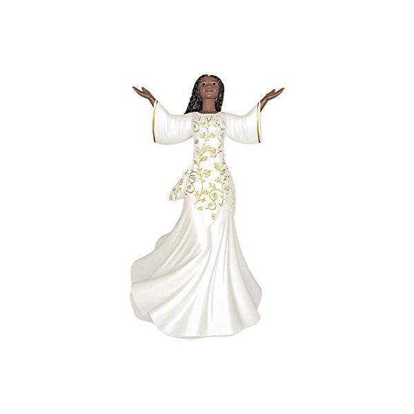 Ebony Treasures Praise Dancer Charis Collectible Figurine, 10" H