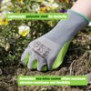WORKPRO 6 Pairs Garden Gloves, Work Glove with Eco Latex Palm Coated, Working Gloves for Weeding, Digging, Raking and Pruning(M)