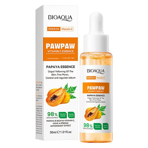 BIOAQUA 98% Papaya Extract Vitamin C Nourish PawPaw Essence Deep Hydration Fine Pores 30ml / 1.01...