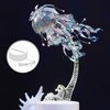 Piececool 3D Puzzles for Adults, Jellyfish Night Light with USB Plug, Ocean Animals 3D Metal Model Building Kits, DIY Assembling Arts and Crafts