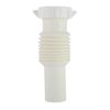Plumb Pak PP812-5 Flex 'N Fix Extension Tube, 9" x 1-1/4" Inlet, 1-1/4" x 9", White