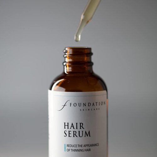 Foundation Skincare Hair Serum for Thinning Hair - Visibly Thicker and Fuller Hair, Nourish and Strengthens Hair with Minoxidil-Free Formula - 2 Fl Oz (30 Day Supply)