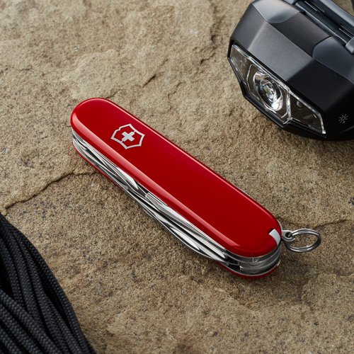 Victorinox Swiss Army Climber Pocket Knife (Red)