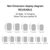 Square Press on Nails Short, LPOODDNU Gradient Pink White Press on Nails Short Fake Nails French False Nail Tips Full Cover Glue on Nails for Women Girls Nail Art Decorations, 24Pcs