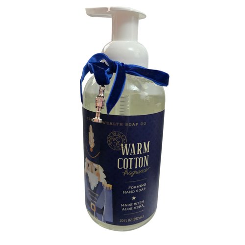 COMMONWEALTH SOAP CO Warm Cotton Scented Foaming Hand Soap 20 fl oz / 592 ml