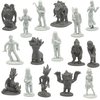 SCS Direct Humans Vs Aliens Space Monster Action Figure Toy Playset 10 Pieces- Unique Futuristic Character- Great for Party Favors, Decoration, Dioramas, Cake Toppers, RPG Gameplay, Birthday Gifts