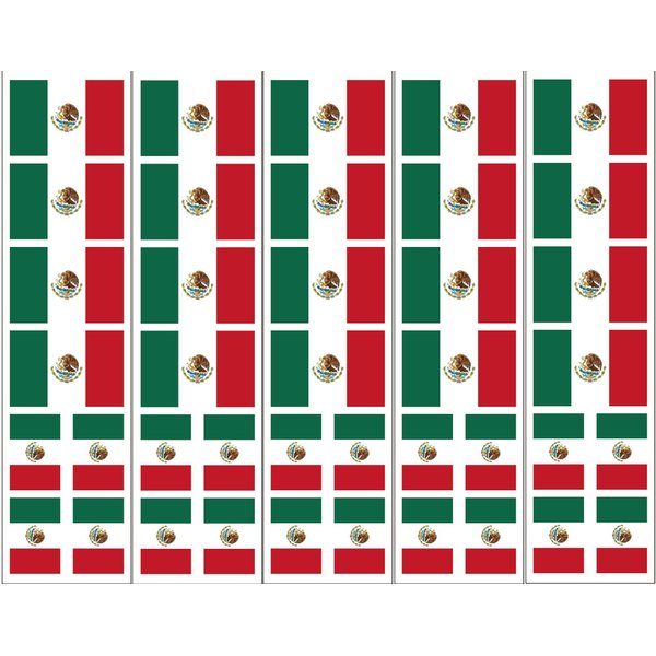 40 Tattoos: Mexican Flag, Mexico Party Favors