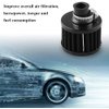 RASNONE 12mm Air Filter Cold Air Intake Filter Breather Turbo Vent Air Intake Filter Cleaner Black Universal for car and Motorcycle
