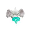 Philips AVENT Soothie Snuggle Pacifier Holder with Detachable Pacifier, 0m+, Elephant, SCF347/03- 1 Count (Pack of 1)