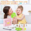 Ehome Wooden Makeup Toy Set for Toddler Pretend Play Skin Care Beauty Salon Set Wood Learning Toys, Play Spa Set with Face Mask Christmas Birthday Gifts for 3-8 Years Old, White