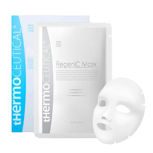 tHermoCEUTICAL RegeniC Mask - Intensive Hydration for the Face & Neck, Facial Sheet Mask, 50ml Ampoule Power wtih Instant Hydration, Smoothness for Dry Skin, Redness (Pack of 5)