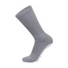 6 Pairs of Non-Skid Diabetic Crew Socks, Non Binding Top Therapeutic Cotton Gripper Socks (Grey, Size: 10-13)