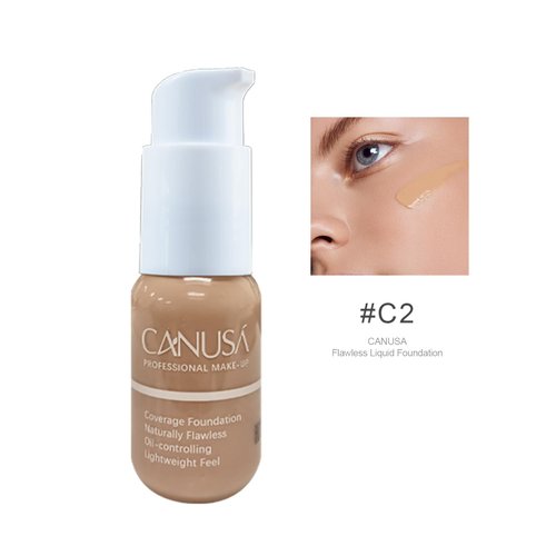 CANUSA Flawless Liquid Foundation (C2 Sandy Yellow)