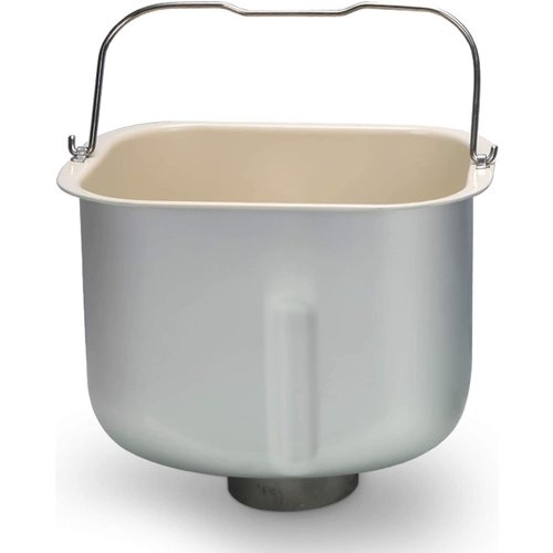 KBS Bread Machine Liner, Bread Pan with Kneading Paddle for 2LB KBS Bread Machine, KBS Bread Maker Universal Replacement Parts, Premium Ceramic pan