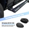 LitMiRaCle Running Board End Caps for 2013-2022 Dodge Ram 1500 Crew Cab, Side Steps Bars End Caps Cover Set Compatible with 2013-2019 Dodge Ram 2500 3500