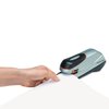 Swingline Electric Stapler, 20 Sheet Capacity, Optima Grip, Jam Free, Compact, Auto or Manual, Plug In or Battery, Orange and Gray (48207)