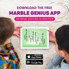 Marble Genius Marble Run Pipes & Spheres Accessory Add-on Set - 10 Pieces Total (4 Pipes, 1 Ramp Sphere, 1 Alternating Sphere, 1 Straight Sphere, & 3 Tube Spheres), with Instruction App Access