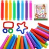 30 Pack Pop Tubes Sensory Toys, UrChoice Fine Motor Skills & Learning for Toddlers, Fidget Toys and Party Favors for Kids