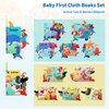 BARMACO Baby Soft Books, Touch and Feel Crinkle Cloth Books for Babies, Infants & Toddlers, Learning Toys Gifts for Boys & Girls, Early Development Interactive Sensory Toys, Ocean Animal Tails Books