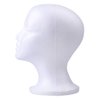 Foraineam 2 Pack Foam Wig Head, Female Mannequin Head Wig Display Stand Holder, Cosmetics Model Head White Foam Heads Glasses Mask Hat Hairpieces Stand