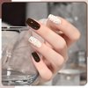GAOY Brown Gel Nail Polish Set, 8 Colors Gold Cream Beige Brown Soak Off Gel Polish Kit for Salon and Nail Art DIY at Home