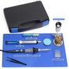 YIHUA 947-V Soldering Iron Kit with 3 LED Lights, Temperature Control, 5 Premium Solder Tips, Desoldering Pump, Indicator & ON/OFF Switch-60 Watts Soldering Iron, Solder Wire, Tip Cleaner, and more.