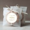 Andaz Press Personalized Round Circle Wedding Favor Gift Labels Stickers, Metallic Gold Ink, Thank You for Celebrating with US, 40-Pack, Custom Made Any Name