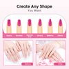 Chrontier Silk Nail Wrap Nail Splits Breaks Instant Reinforce Repair Bandage Tape Protector Self Adhesive Easy Trimerable for UV Gel Acrylic Nail Art Extension Fiberglass Professional Manicures Tool