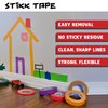 STIKK Painters Tape - 1pk Red Painter Tape - 2 inch x 60 yards - Paint Tape for Painting, Edges, Trim, Ceilings - Masking Tape for DIY Paint Projects - Residue-Free Painting Tape