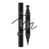 ONarisae Eyeliner Stamp Double-sided Liquid Winged Eyeliner Pencil Smudgeproof Long Lasting Black