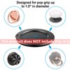 Magnetic Phone Ring Holder for Mag-Safe,Compatible iPhone 16 Pro Max 15/14/13/12 Series,Android(Comes with 1 Magnetic Ring) Adapt to pop-Socket（Black）