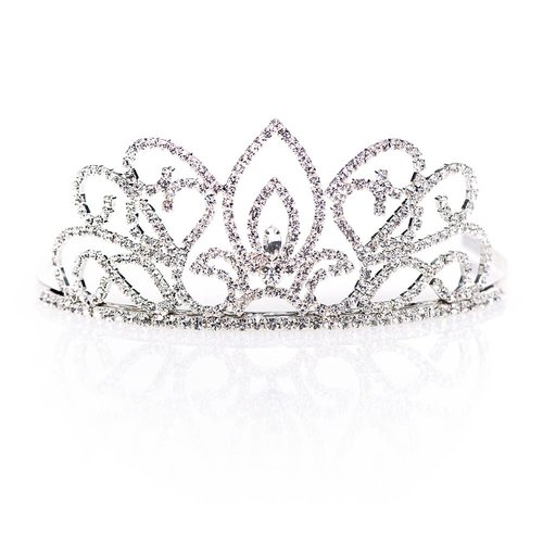 Anderson's Adela/Amara 5-Piece Crystal Tiara Set, Pageant Crowns, Wedding Tiaras, Prom Tiaras, Queen Tiara and Princess Tiara Set for Prom, Homecoming, School Dance, Award, Costume, Party, Event