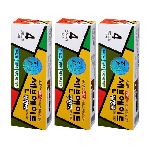 Dongsung Seven Eight Hair Dye Ammonia Free Creamy Type Hair lor 4 Natural Chenut (Pack of 3),lorant 1.41 Ounce (40g) Oxidation 1.41 Ounce (40g)