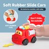 ALASOU 12 PCS Soft Rubber Car Toys for 1 Year Old Boy with Playmat/Storage Bag|1st Birthday Gifts for Toddler Toys Age 1-2|Baby Toys 12-18 Months|Stocking Stuffers for Toddlers 1-3