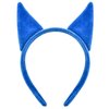 Merroyal Blue Cat Ears Headband Halloween Accessory Cat Costume Playing Dress Up & More(Blue)