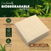 300 Pack 2-Ply Compostable Napkins - FSC Certified 5x5 Inch Folded Post Consumer Recycled Napkins - Highly Absorbent Eco friendly Napkins Disposable Biodegradable Paper Napkins for Dining and Events