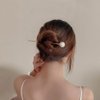 3 Pcs Pearl Hair Pins Minimalist Hair Metal Hair Stick Elegant Chignon Pins Updo Chopsticks Gold Hair Jewelry for Women and Girls