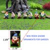 HONEYSHOW Fairy Garden Accessories, 7PCS Garden Gnome Miniatures-Mini Gnomes Garden kit/Seven Dwarfs Statue for Fairy Garden/Flower Pot/Home Decoration.