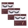 i-Envy 3 Pairs False Eyelashes C Curl Natural Lashes Salon Lash Extension Effect