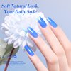 Born Pretty Ice Jelly Gel Nail Polish Jelly Deep Blue Gel Nail Polish Sheer Transparent Deep Blue Natural Translucent Hema-Free Soak Off Gel Polish Nail Art DIY 15ML