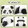 QLT QIAOLETONG Mirco Animals Building Blocks Sets for Goodie Bags, Party Favors for Kids 12+ 14+, 1163 PCS Small Set Mini Cute Panda Building Toy Bricks for Adults, Birthday, Carnival Prizes