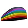 SAE99 Headband, Sweatband, Head Wrap, Soft Stretchy Headband, Sport Yoga headband Fits All (Rainbow)