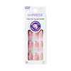 KISS imPRESS No Glue Mani Press-On Nails, Design, 'Wild Venus', Pink, Medium Size, Almond Shape, Includes 30 Nails, Prep Pad, Instructions Sheet, 1 Manicure Stick, 1 Mini File