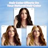 IIIMEIDU Chestnut Hair Dye Shampoo 3 in 1 for Women Men, Herbal Ingredients ColorShampoo in Minutes 500ML