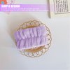 AEGYPIUS Face Wash Headband And Wristband Set, 3 Pcs Headband for Washing Face Wash Wristbands, Spa Headband And Wristband Set Headband And Wristband Set for Face Washing Purple Face Wash Wristbands